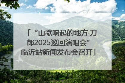 “山歌响起的地方·刀郎2025巡回演唱会”临沂站新闻发布会召开