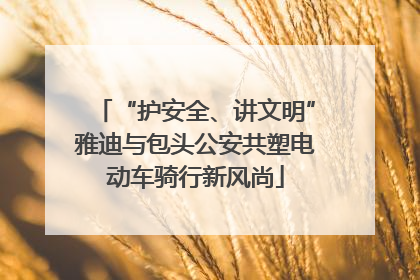 “护安全、讲文明”雅迪与包头公安共塑电动车骑行新风尚