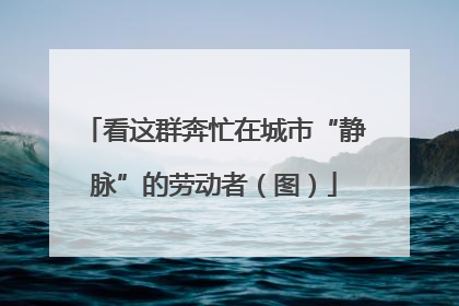 看这群奔忙在城市“静脉”的劳动者（图）