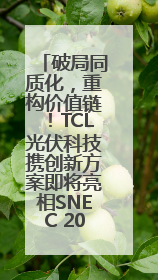 破局同质化，重构价值链！TCL光伏科技携创新方案即将亮相SNEC 2025