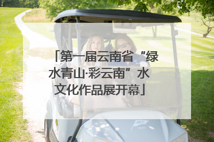 第一届云南省“绿水青山·彩云南”水文化作品展开幕
