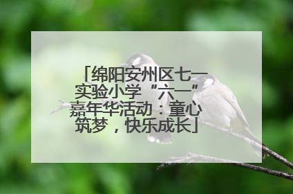 绵阳安州区七一实验小学“六一”嘉年华活动：童心筑梦，快乐成长