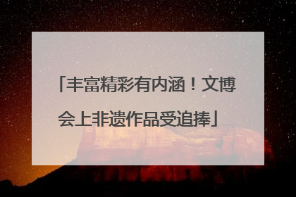 丰富精彩有内涵！文博会上非遗作品受追捧