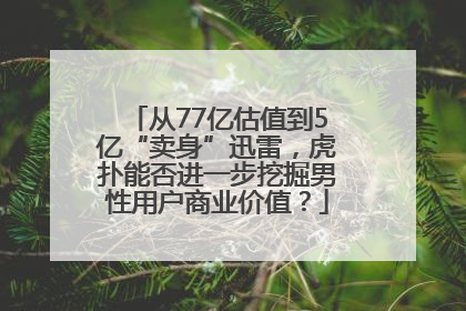 从77亿估值到5亿“卖身”迅雷，虎扑能否进一步挖掘男性用户商业价值？