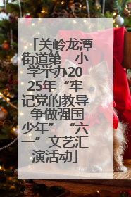 关岭龙潭街道第一小学举办2025年“牢记党的教导 争做强国少年”“六一”文艺汇演活动