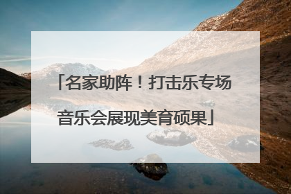 名家助阵！打击乐专场音乐会展现美育硕果