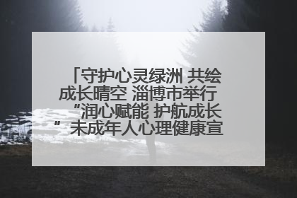 守护心灵绿洲 共绘成长晴空 淄博市举行“润心赋能 护航成长”未成年人心理健康宣传教育主题活动