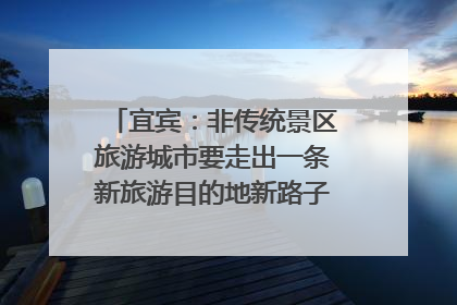 宜宾：非传统景区旅游城市要走出一条新旅游目的地新路子｜话锦绣·说安逸