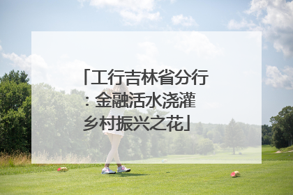 工行吉林省分行：金融活水浇灌 乡村振兴之花