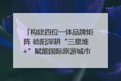 构建四位一体品牌矩阵 德阳深耕“三星堆+”赋能国际旅游城市建设｜文旅局长说