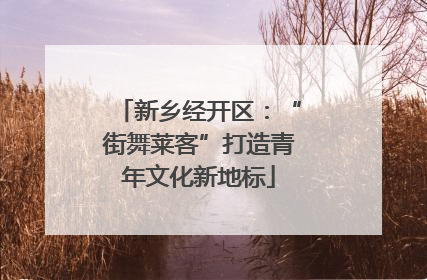 新乡经开区：“街舞莱客”打造青年文化新地标