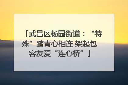 武昌区杨园街道：“特殊”踏青心相连 架起包容友爱“连心桥”
