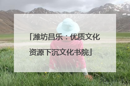 潍坊昌乐：优质文化资源下沉文化书院