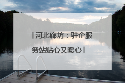 河北廊坊：驻企服务站贴心又暖心