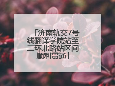 济南轨交7号线翻译学院站至二环北路站区间顺利贯通