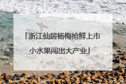 浙江仙居杨梅抢鲜上市 小水果闯出大产业