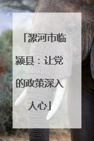 漯河市临颍县：让党的政策深入人心