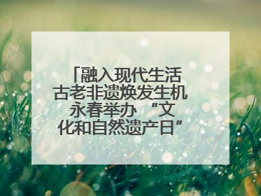 融入现代生活 古老非遗焕发生机 永春举办 “文化和自然遗产日” 非遗快闪活动