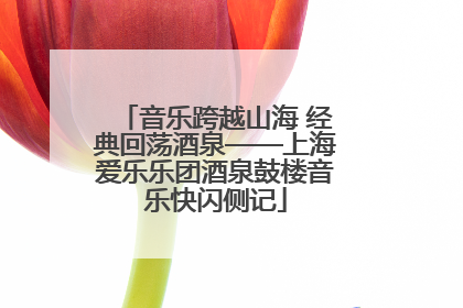 音乐跨越山海 经典回荡酒泉——上海爱乐乐团酒泉鼓楼音乐快闪侧记