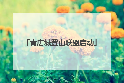 青唐城登山联盟启动