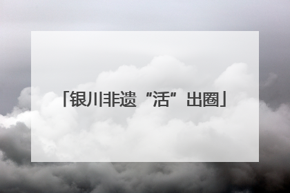 银川非遗“活”出圈