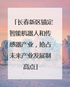 长春新区锚定智能机器人和传感器产业，抢占未来产业发展制高点
