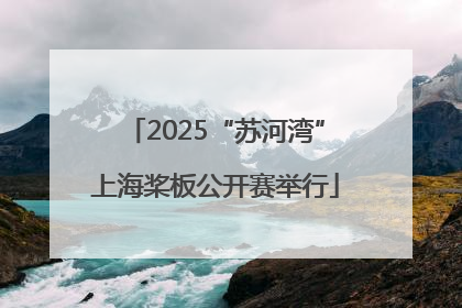 2025“苏河湾”上海桨板公开赛举行